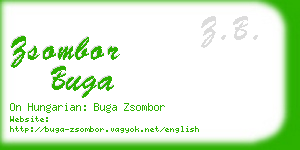 zsombor buga business card